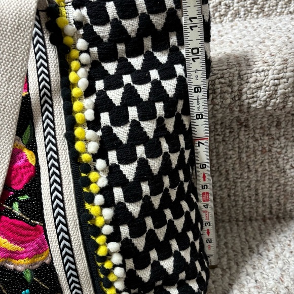 America & Beyond - Midnight Butterflies  Black and Multicolor Tote 3 piece set - Picture 4 of 13